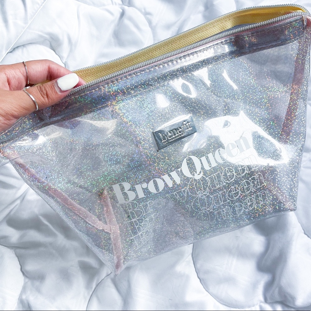 LARGE BENEFIT COSMETICS BAG